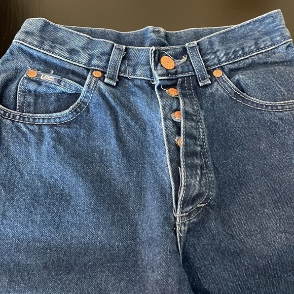 LEE true vintage Union Tag high rise mom jeans, exposed button fly, size 3 MED - Picture 10 of 12
